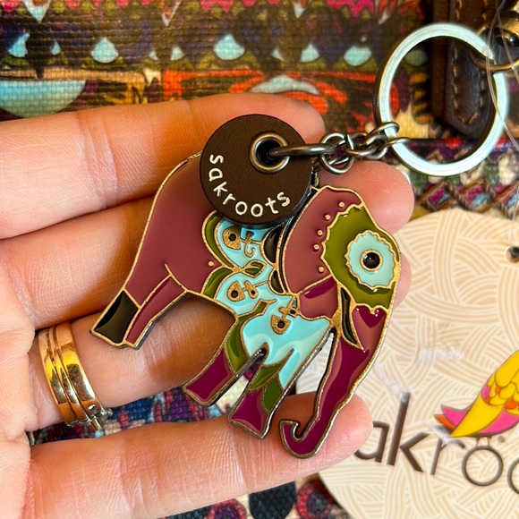 Sakroots🐘NWT⭐️Multicolor Tote Bag BRAND NEW with TAGS!💙Gorgeous colors!💚 - Picture 3 of 14